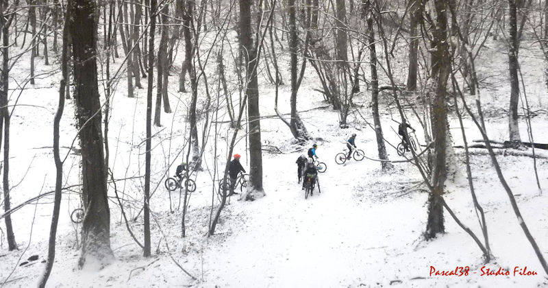 2019-01-23 De la Neige, du Vtt-Ski ? … “Trop Bien” !