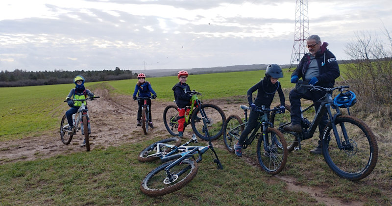 2024-01-24 E-Vtt Mercredi : Coteaux de Devant Les Ponts.